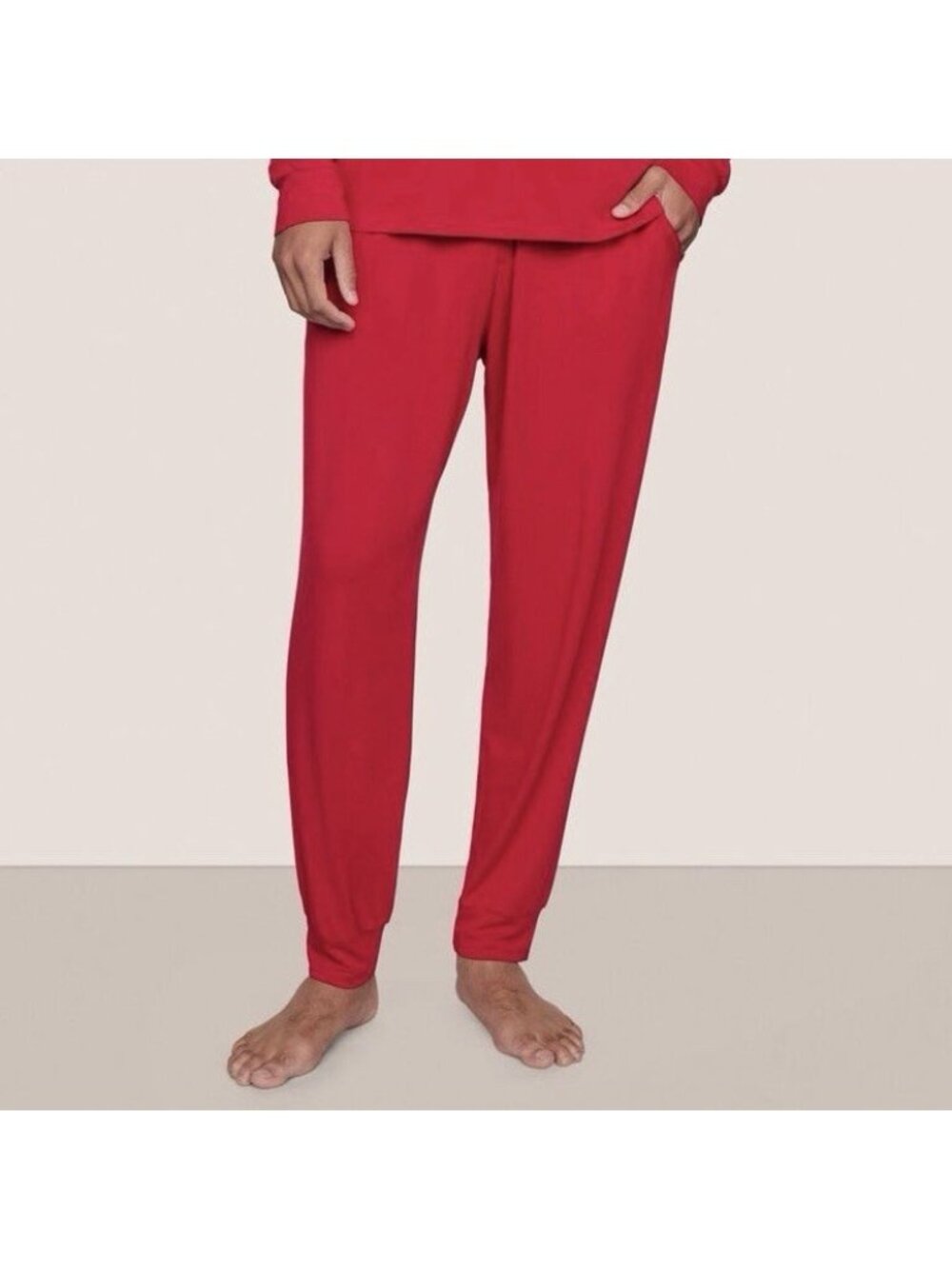 Eberjey Holly Red Henry Modal Pajama Pants Men’s Size XL Lounge Wear Joggers
